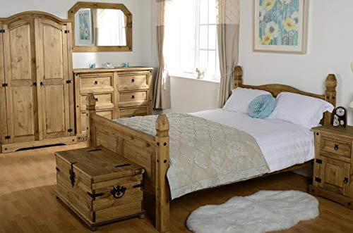 Seconique Corona 1 Drawer 1 Door Bedside Cabinet
