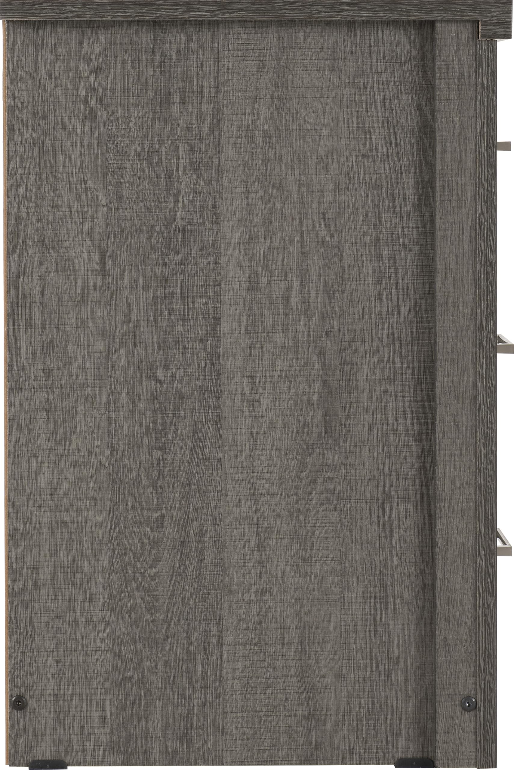 Seconique Lisbon 2 Drawer 1 Shelf Bedside Cabinet