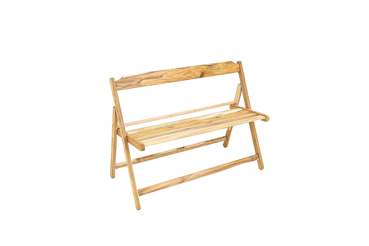 Tramontina Teak Wood 2/3 Seater Foldable Bench Beer
