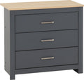 Seconique Portland 3 Drawer Chest