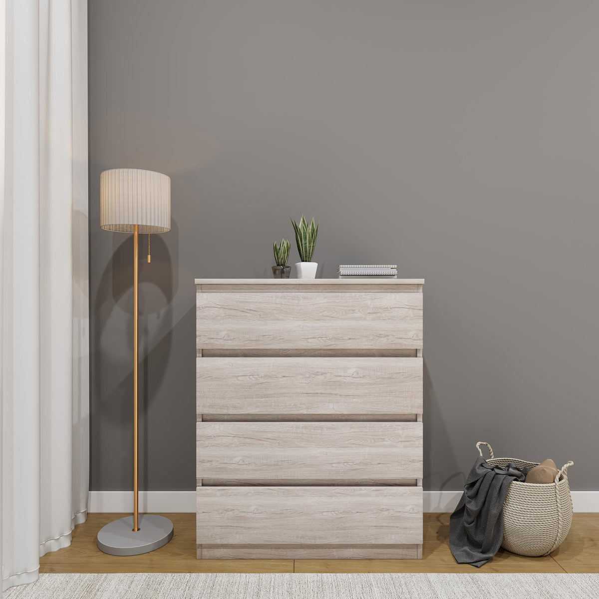 Seconique Malvern 4 Drawer Chest