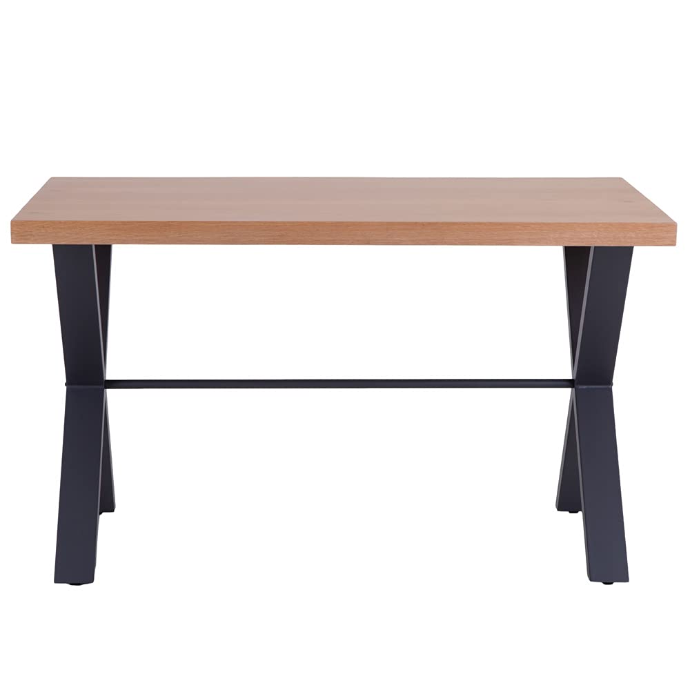 The Furniture Outlet Urban Industrial Oak 1.3m Dining Table (Table Only)
