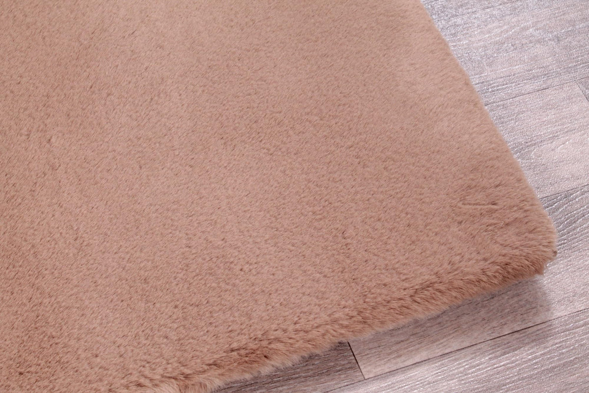 Lord of Rugs Lux Faux Fur Rug for Bedroom Dining Living Room Carpet Super Soft Fluffy Plush Plain Modern Floor Shaggy Rug