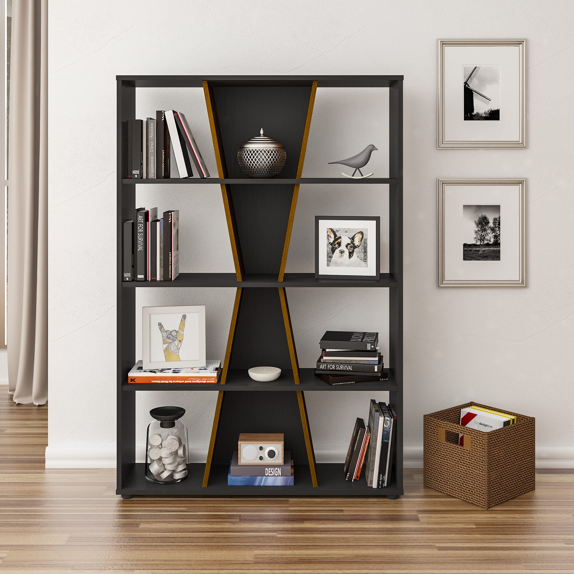 Seconique Naples Naples Medium Bookcase