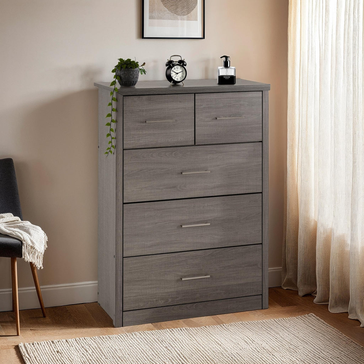 Seconique Lisbon 3 Drawer Chest