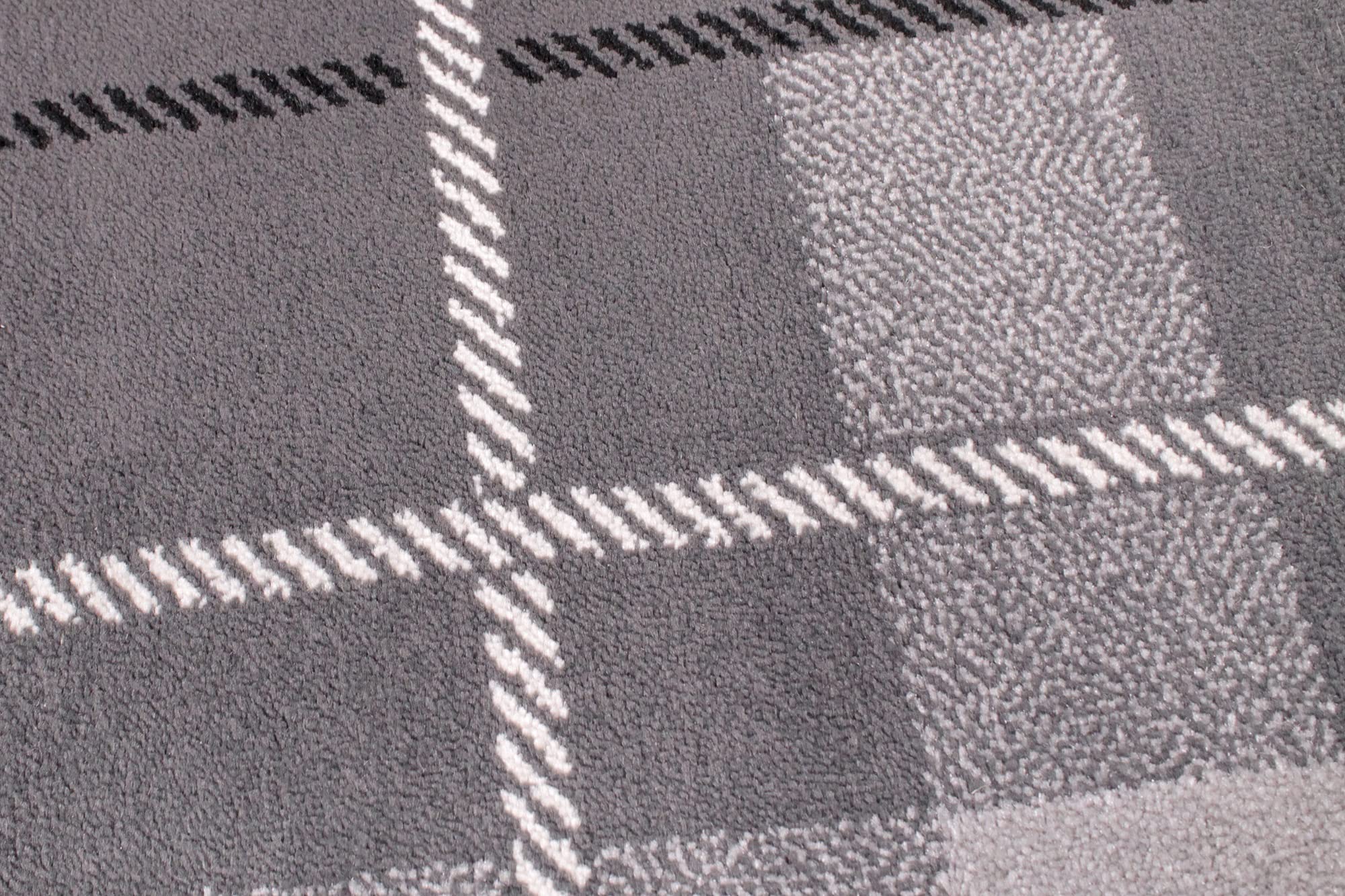 Highland Tartan Rug for Living Room Bedroom Check Quality Rug