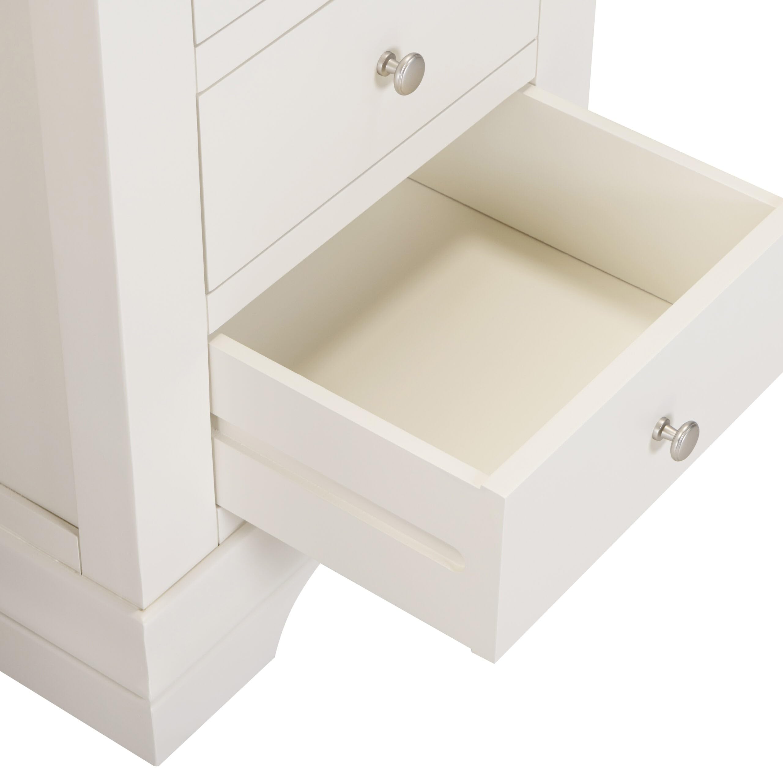 Furniture 321 Bordeaux 3 Drawer Dressing Table, 115x44.5x76cm, French-Inspired Traditional Style, Fully Assembled