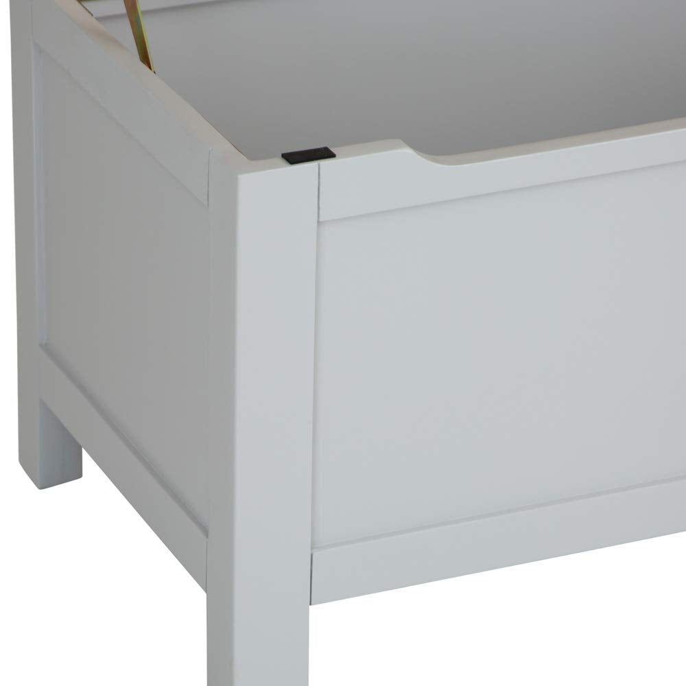 The Furniture Outlet Salisbury Grey Painted Oak Blanket Box