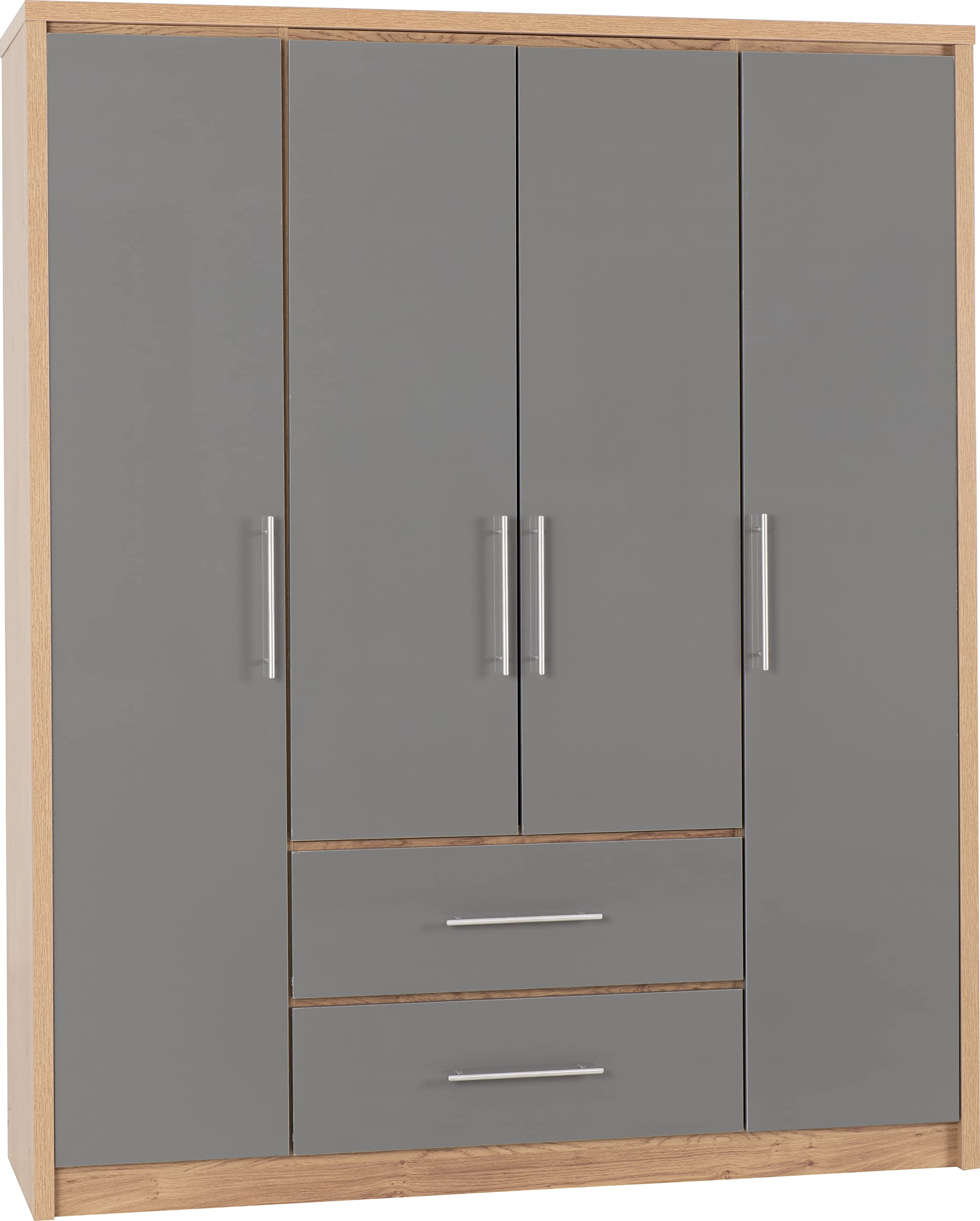 Seconique Seville 2 Door 1 Drawer Wardrobe