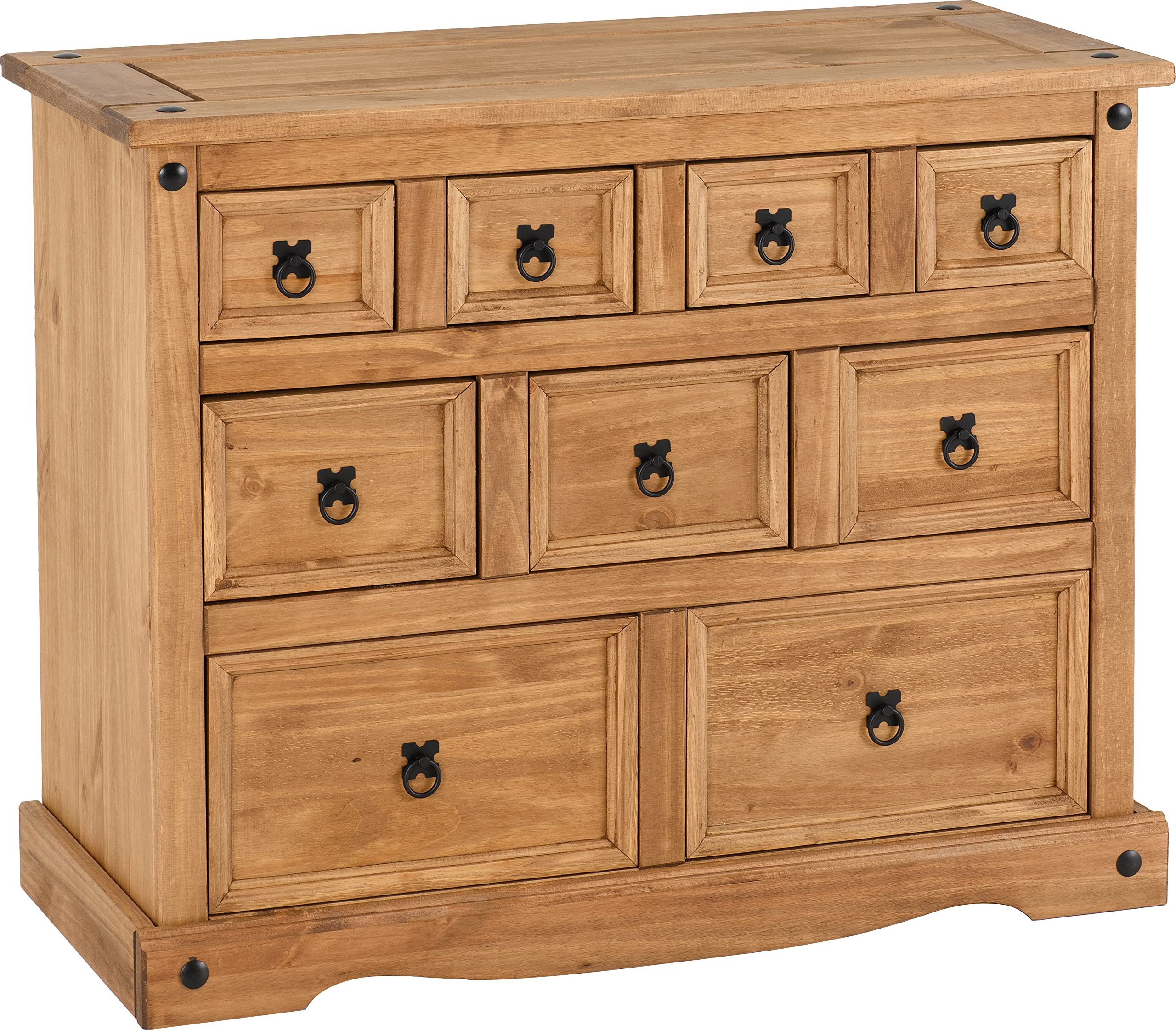 Seconique Corona Merchant Chest in Distressed Waxed Pine