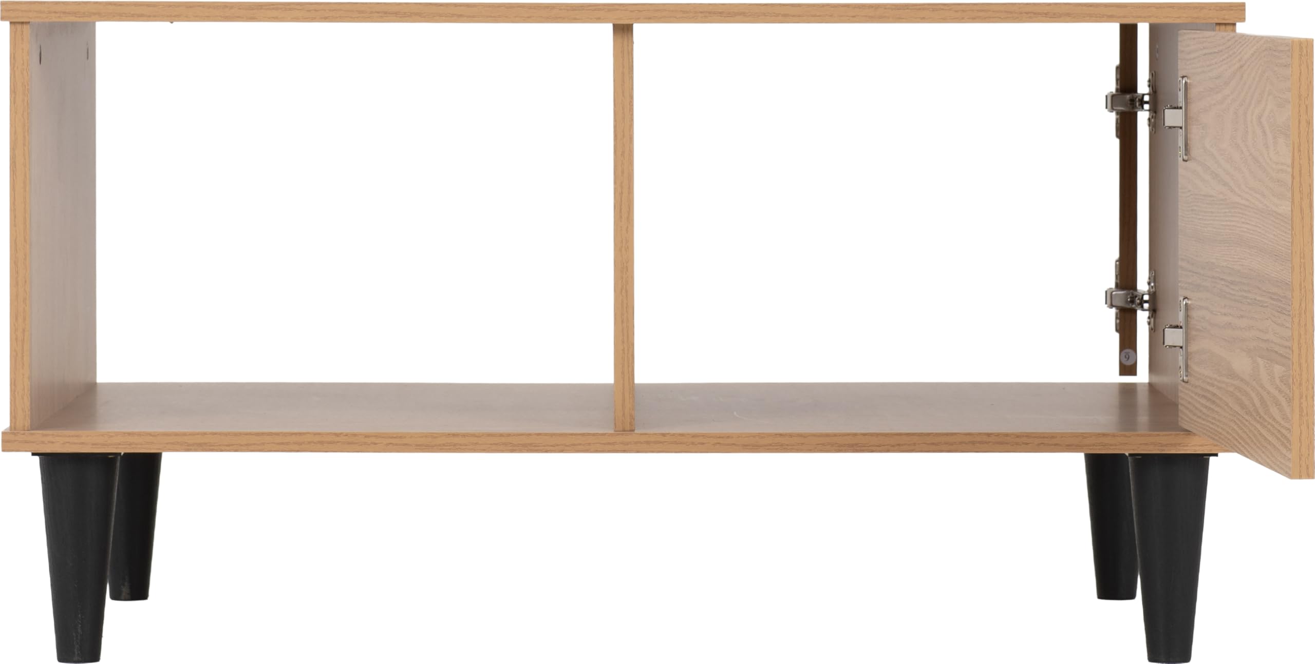 Seconique Tessa 1 Door Coffee Table in Natural Oak Effect