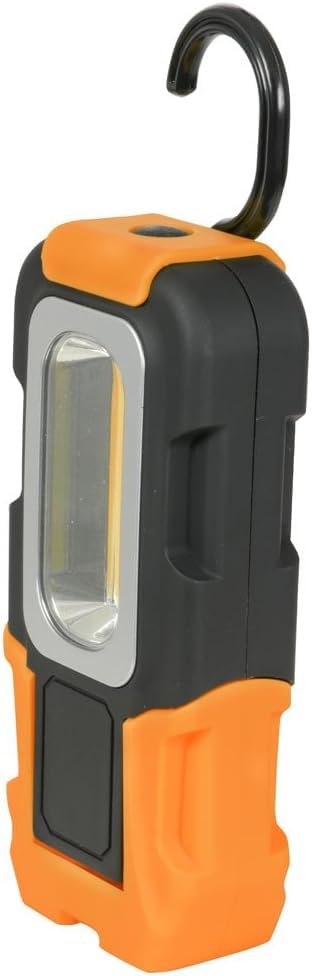 Mini LED Work Lamp - 3W COB Worklamp Batteries Included Magnetic Holder