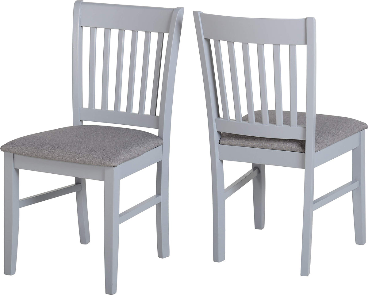 Seconique Oxford Extending Dining Set with 4 Mink Micro Suede Chairs