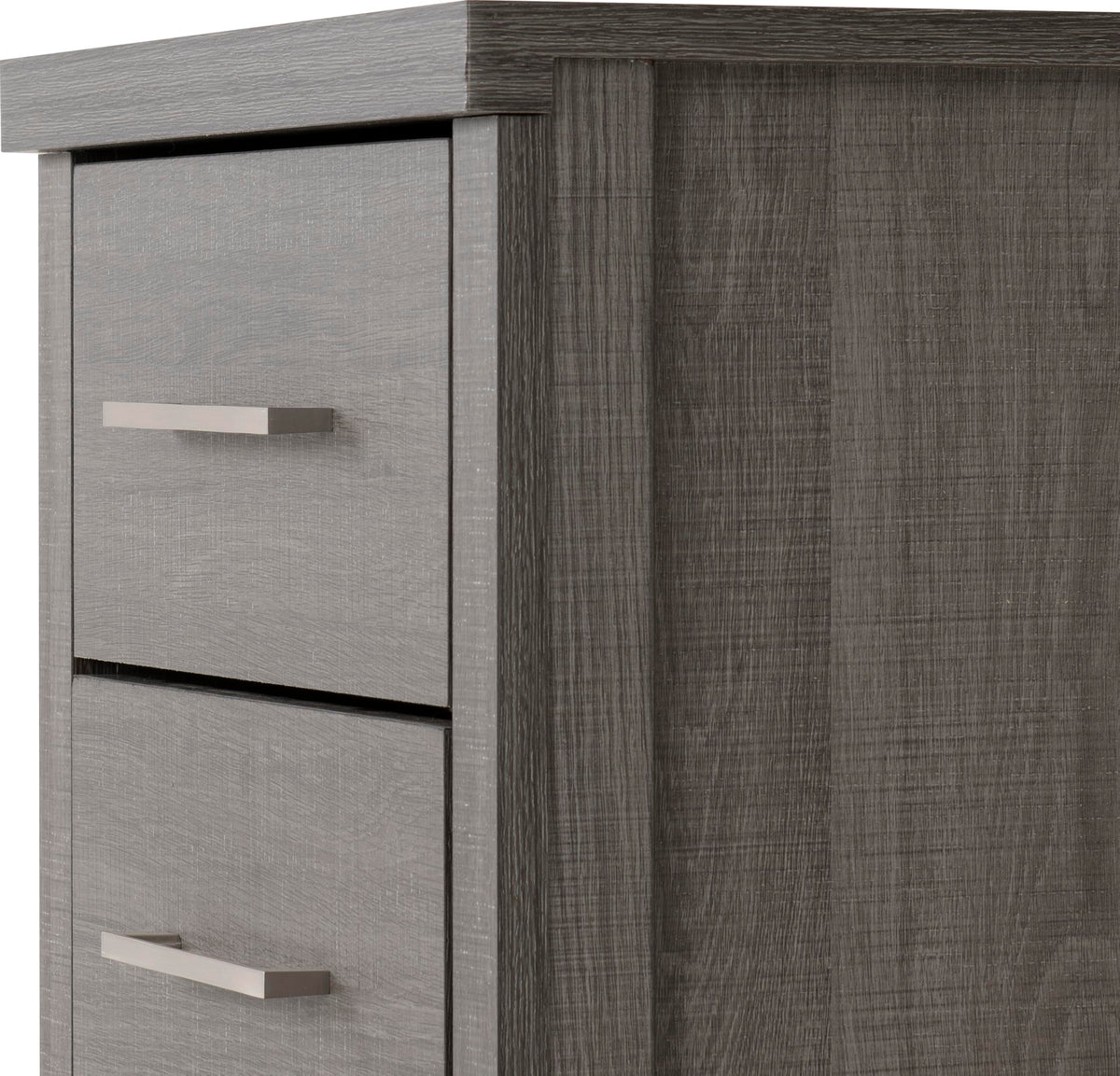 Seconique Lisbon 2 Drawer 1 Shelf Bedside Cabinet