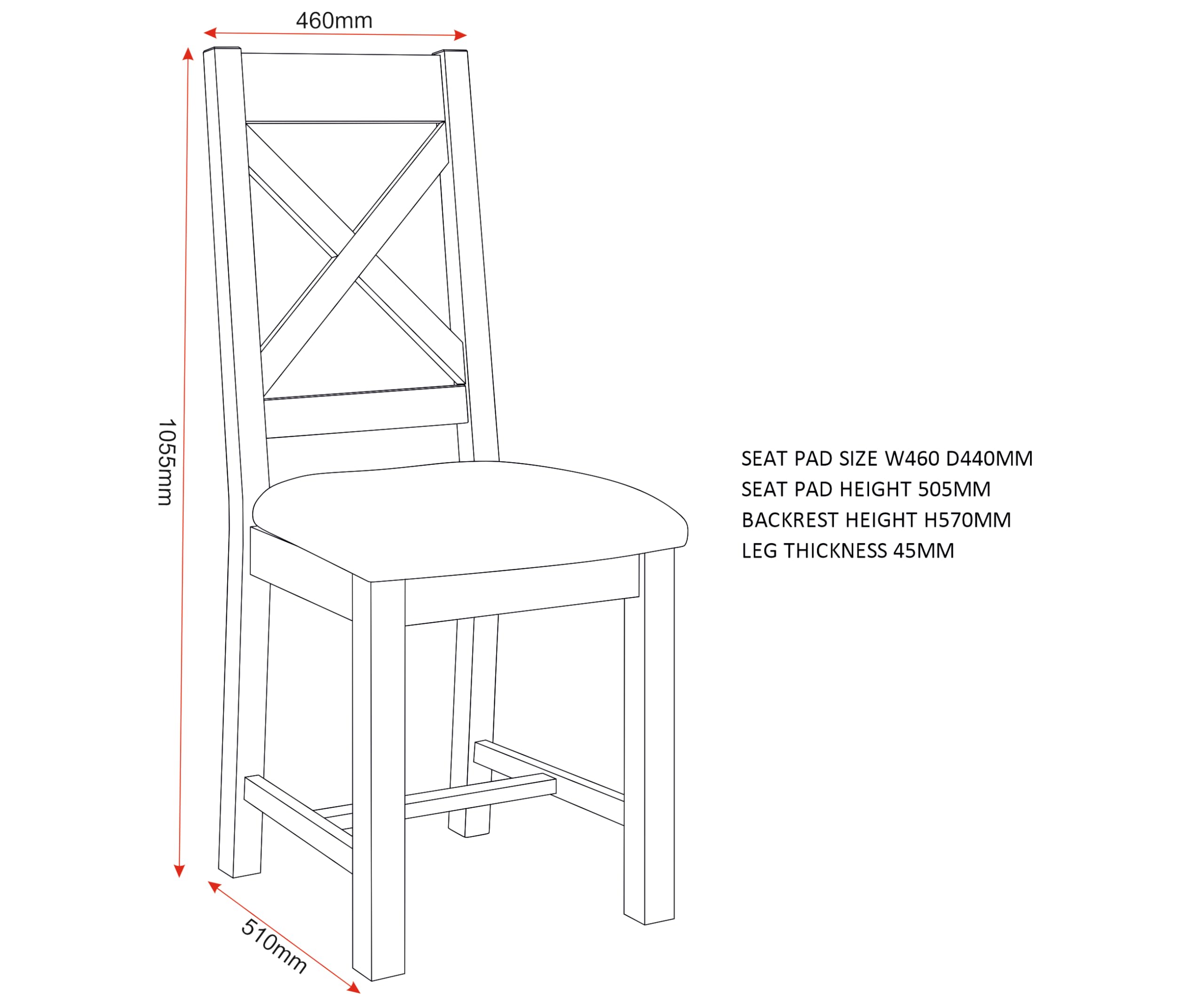 Seconique Windsor Dining Chair