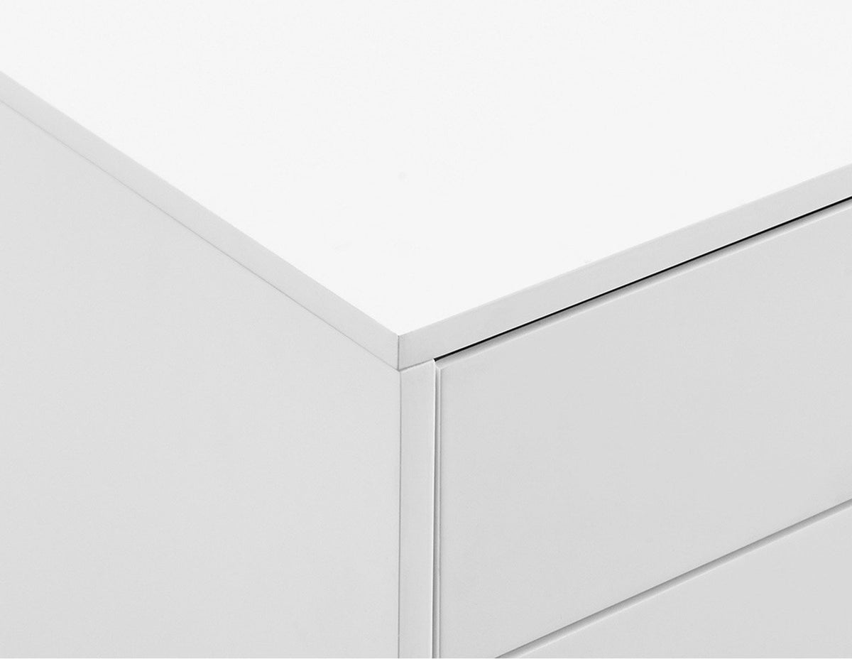 Offex 52" White Home Decorative Media Entertainment TV Console with Storage Drawers