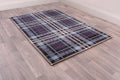 Highland Tartan Rug for Living Room Bedroom Check Quality Rug
