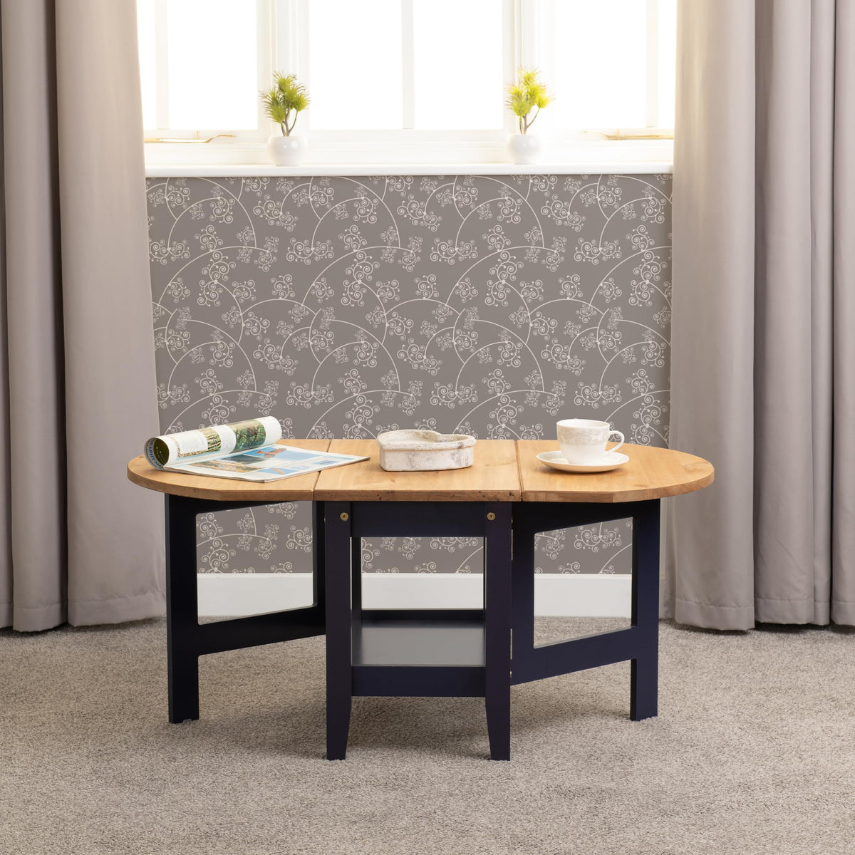 Seconique Santos Drop Leaf Coffee Table Drop Leaf Coffee Table