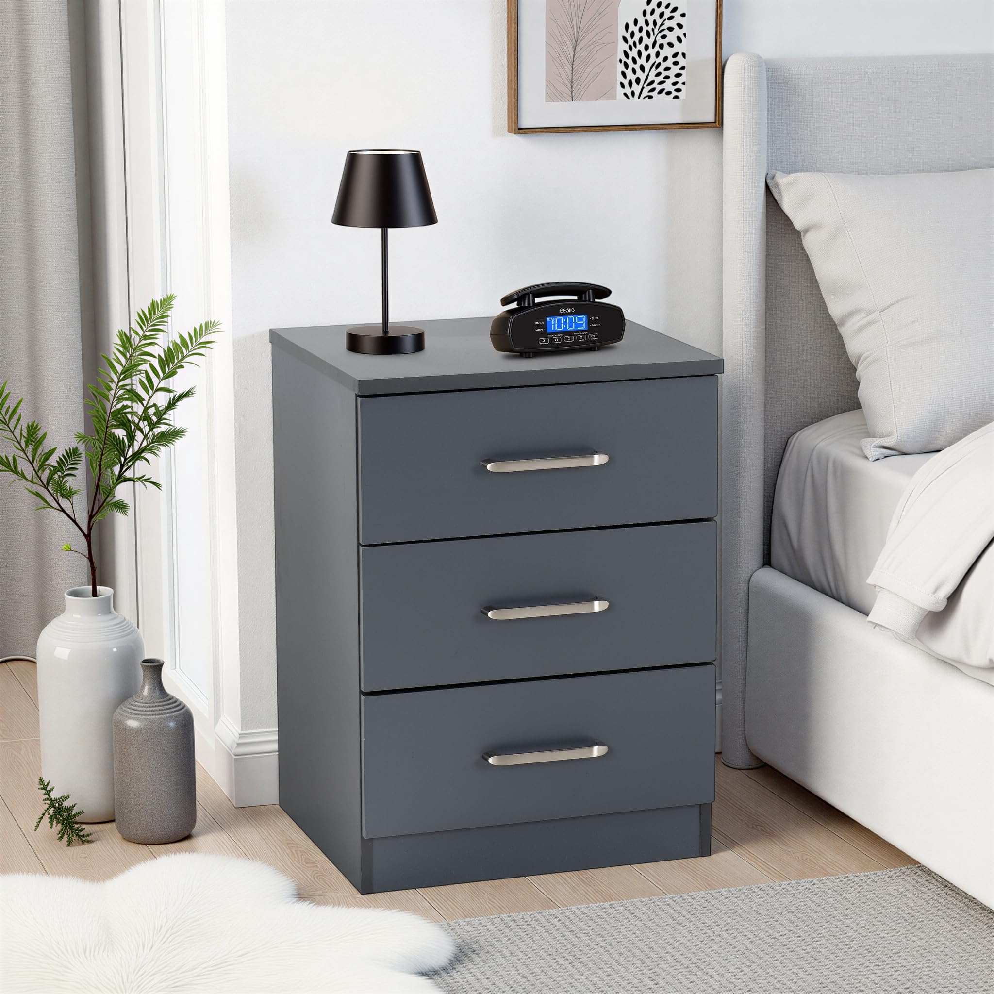 Seconique Dakota 1 Drawer Bedside