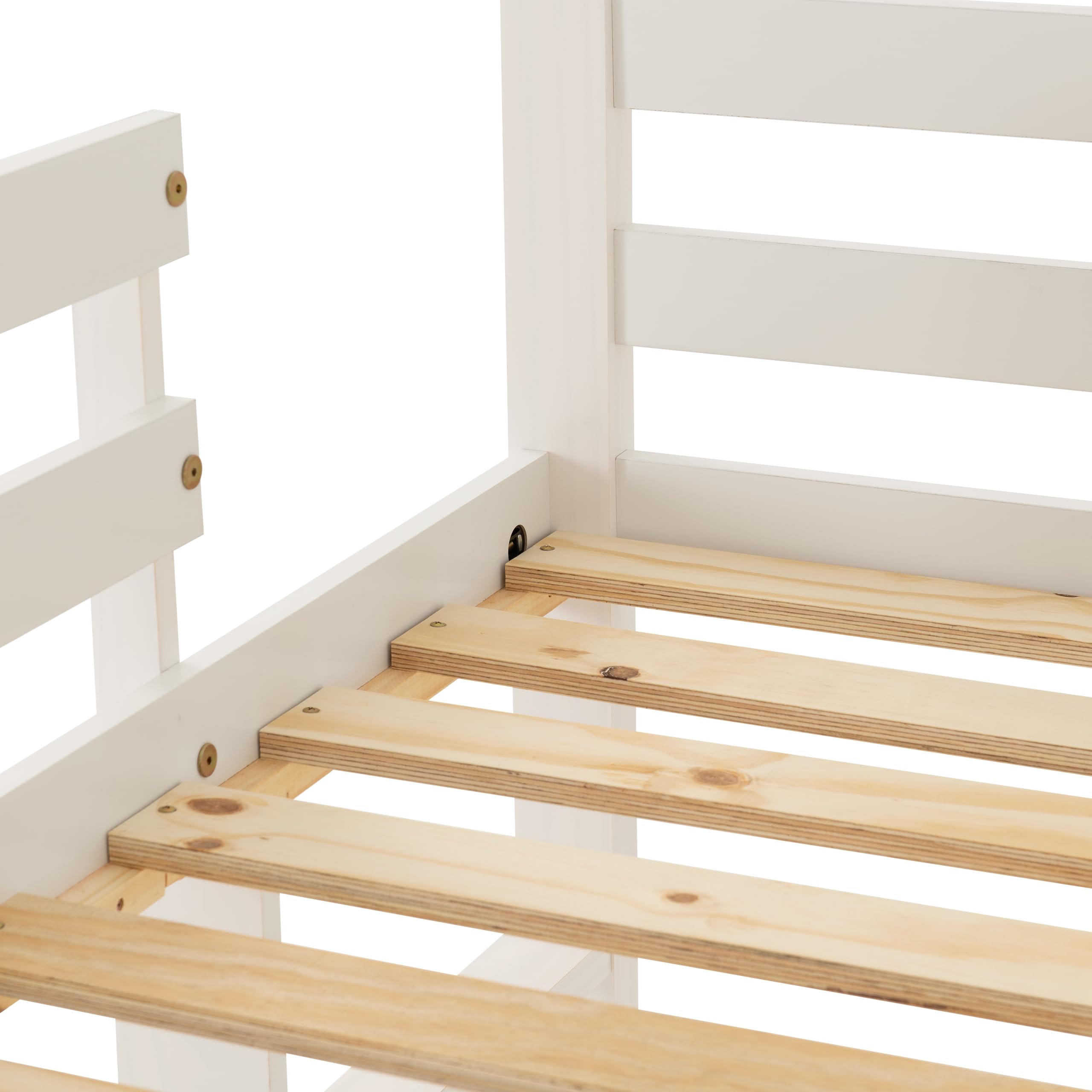 Seconique Panama Mid Sleeper, Wood, Antique Pine
