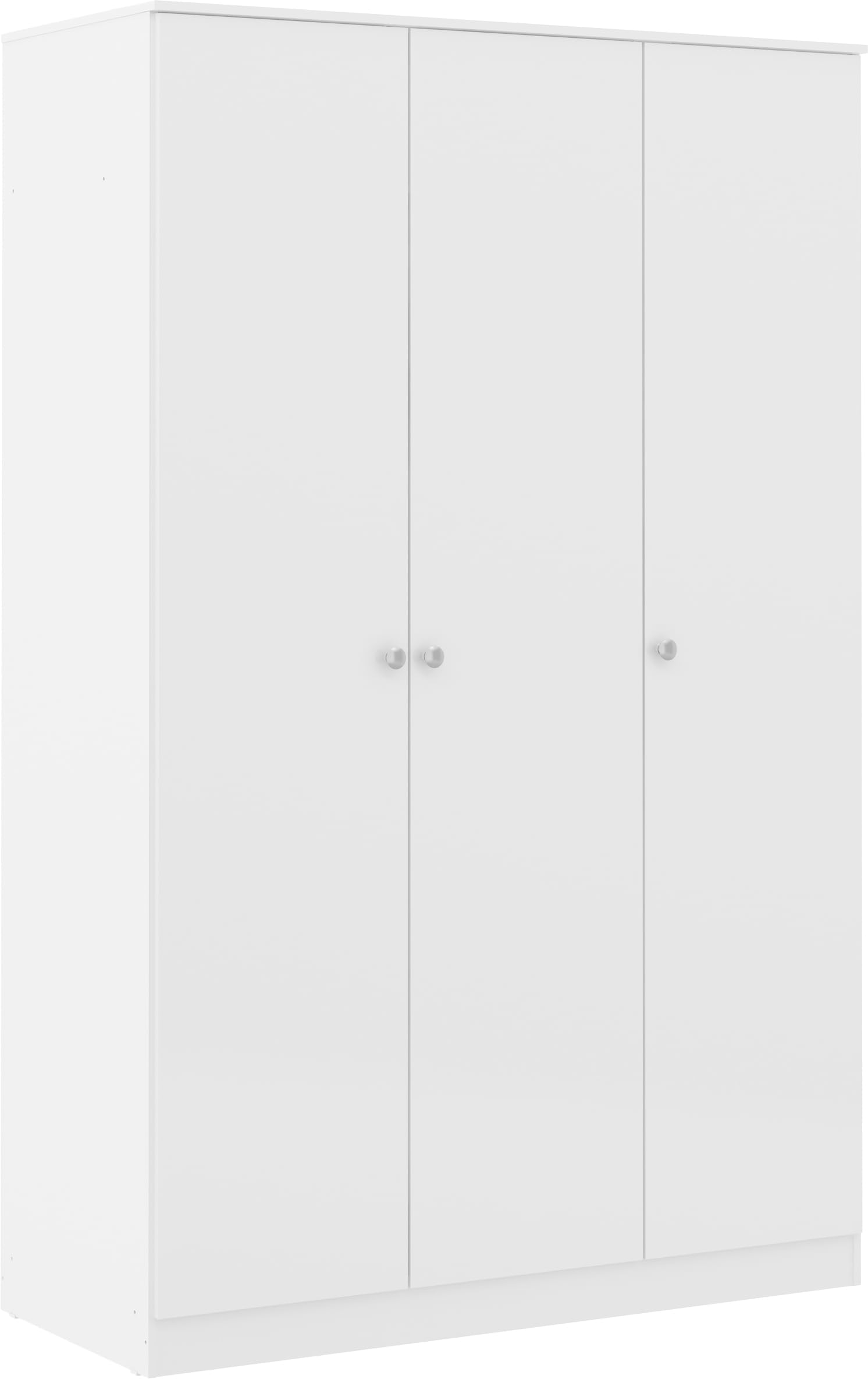 Seconique Denver 3 Door Wardrobe in Grey Gloss