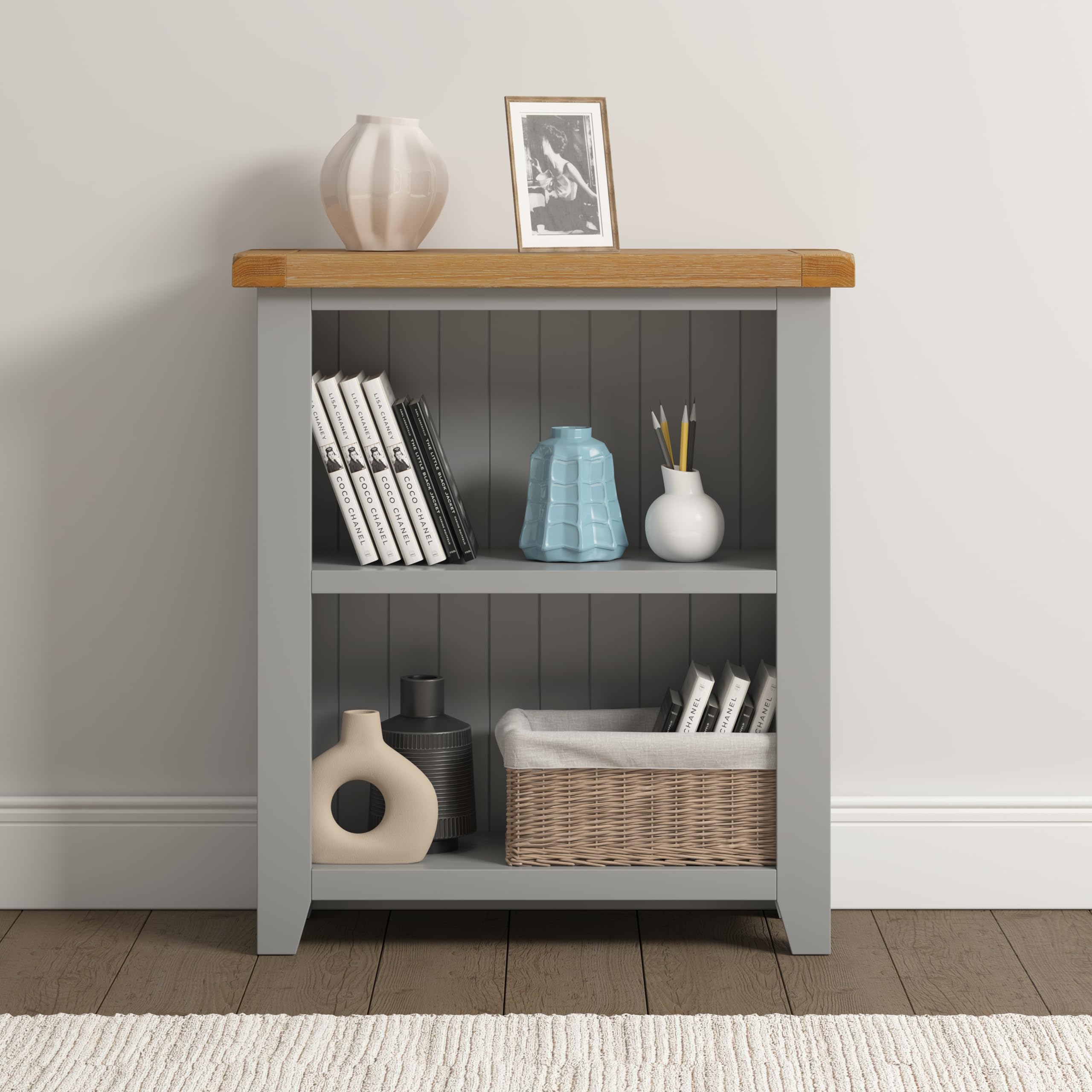 Seconique Windsor Low Bookcase