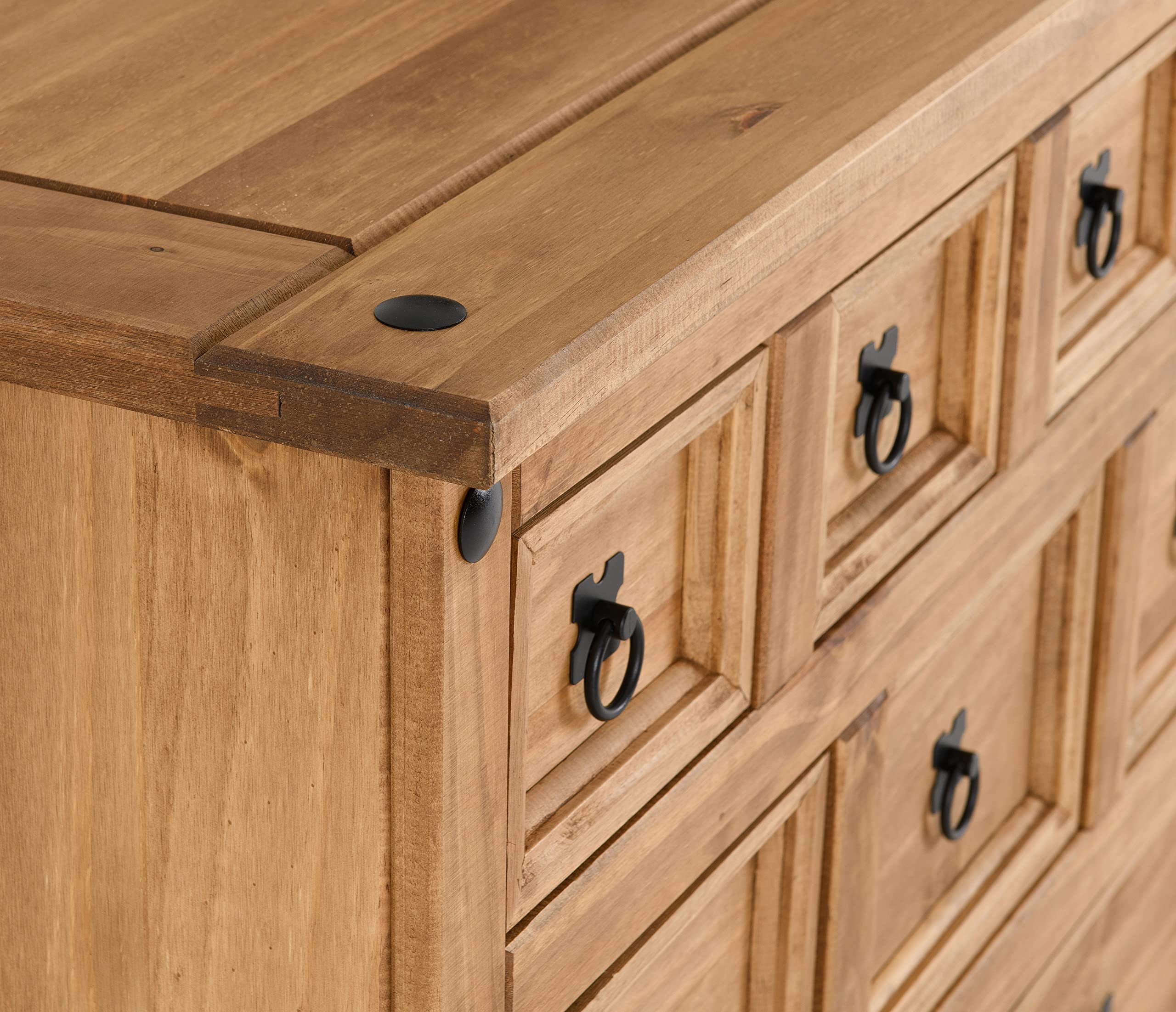Seconique Corona Merchant Chest in Distressed Waxed Pine