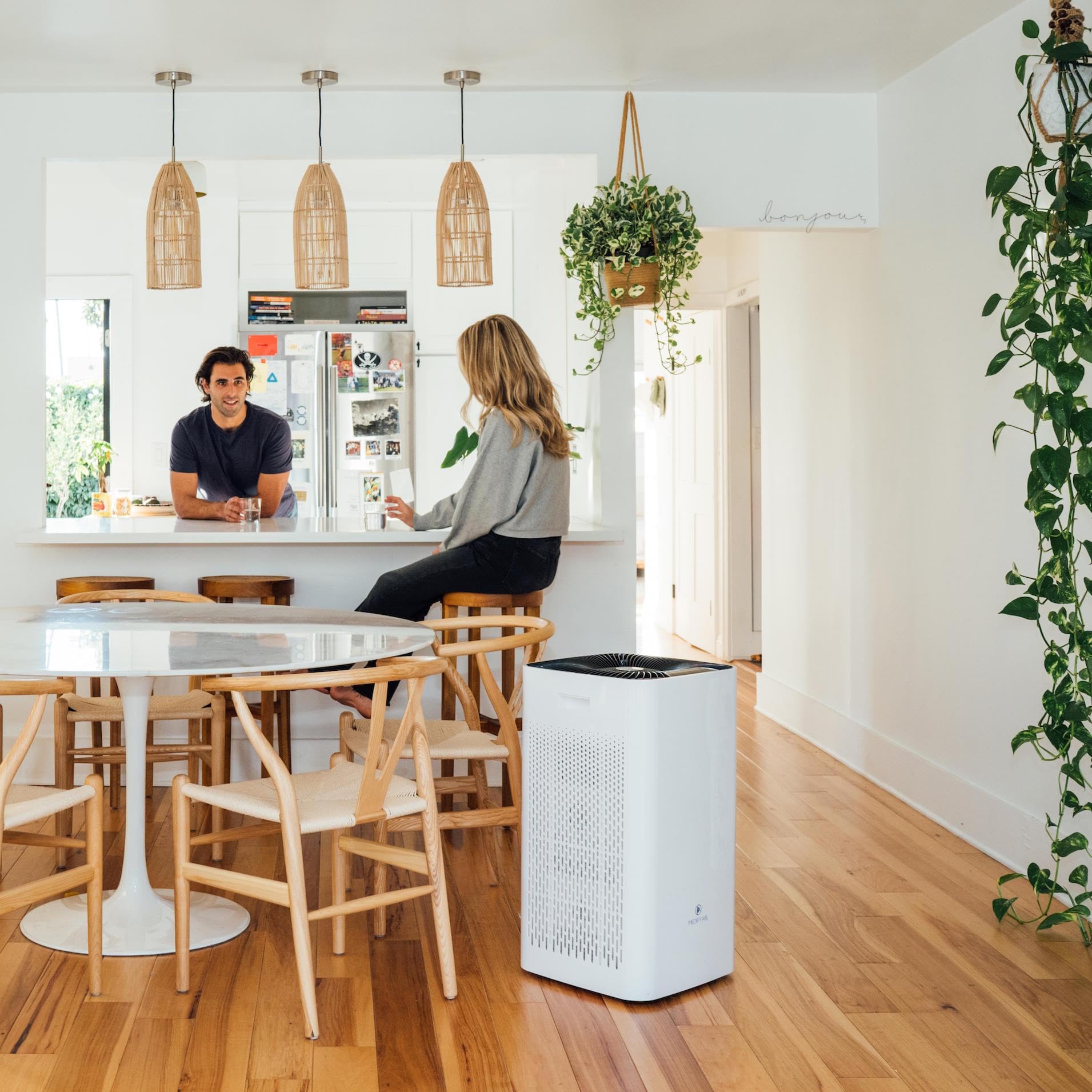 Medify Air MA-112 V2.0 Air Purifier with H13 HEPA filter - a higher grade of HEPA | Covers 2,400 sq ft - Allergies, Smog, Odors, Smoke, Pets Dander, Dust | Dual intake with 2 filters
