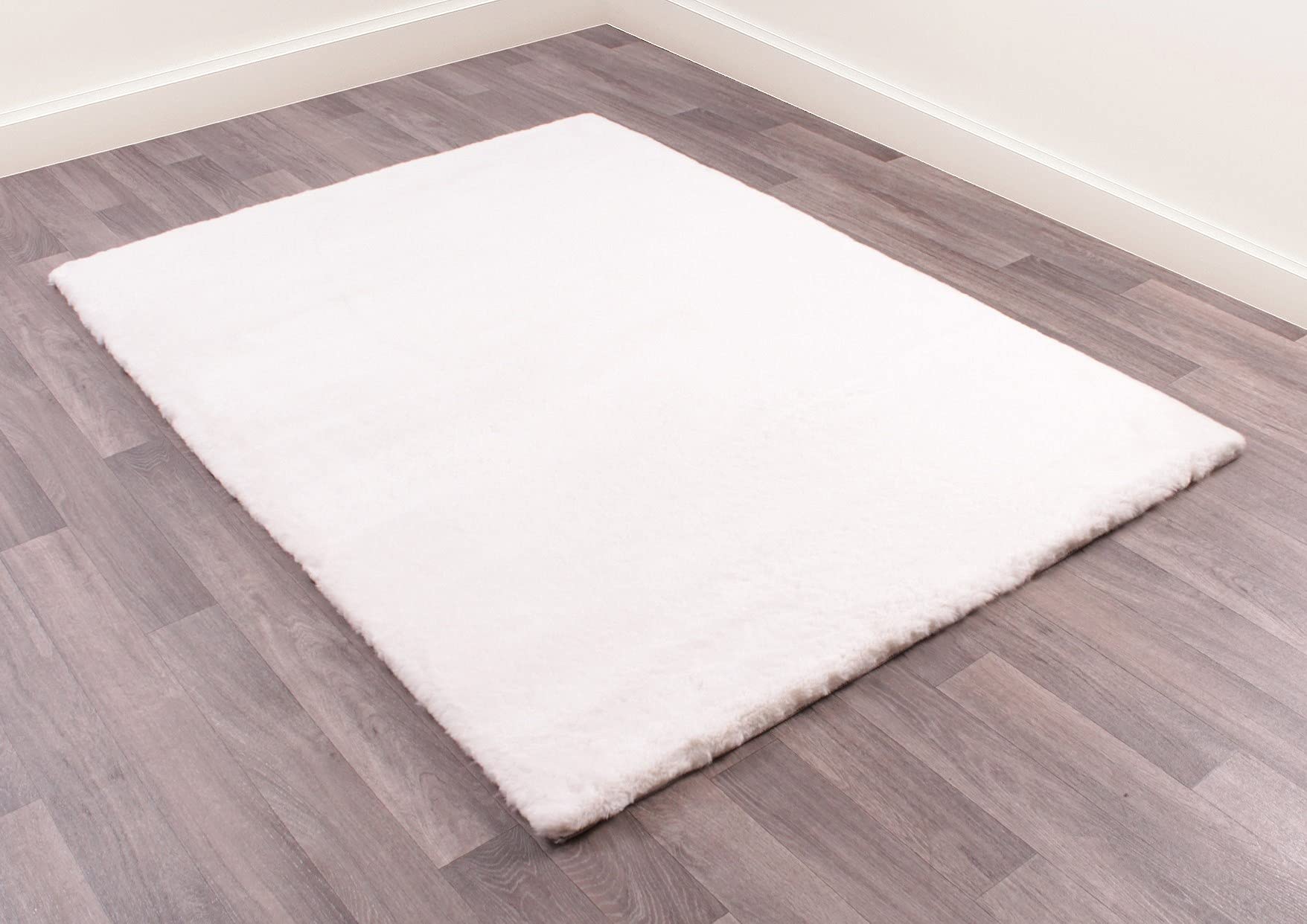 Lord of Rugs Lux Faux Fur Rug for Bedroom Dining Living Room Carpet Super Soft Fluffy Plush Plain Modern Floor Shaggy Rug