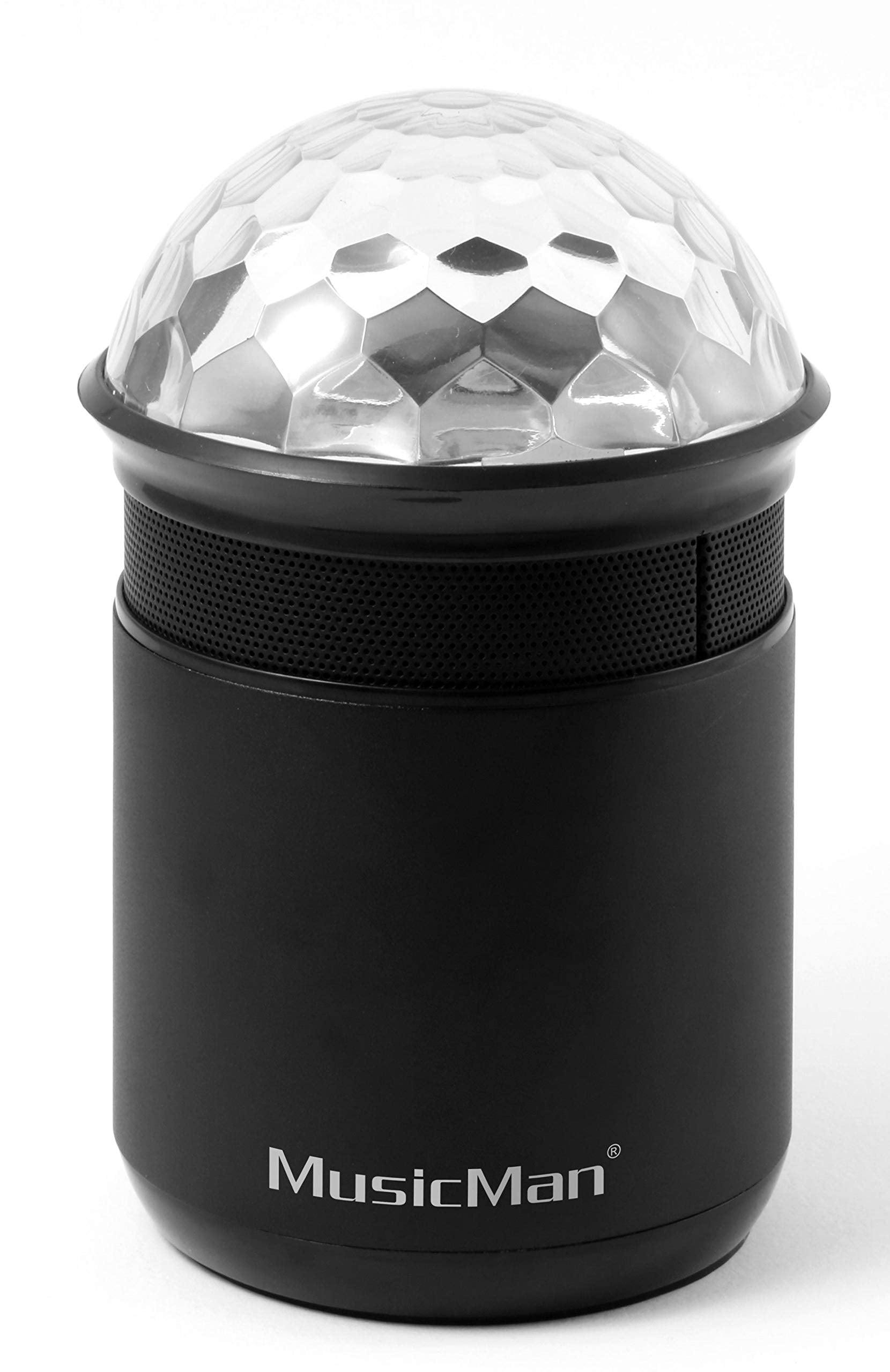 Technaxx Portable Bluetooth Speaker Disco MusicMan, Battery 600 mAh, Black (BT-x17)