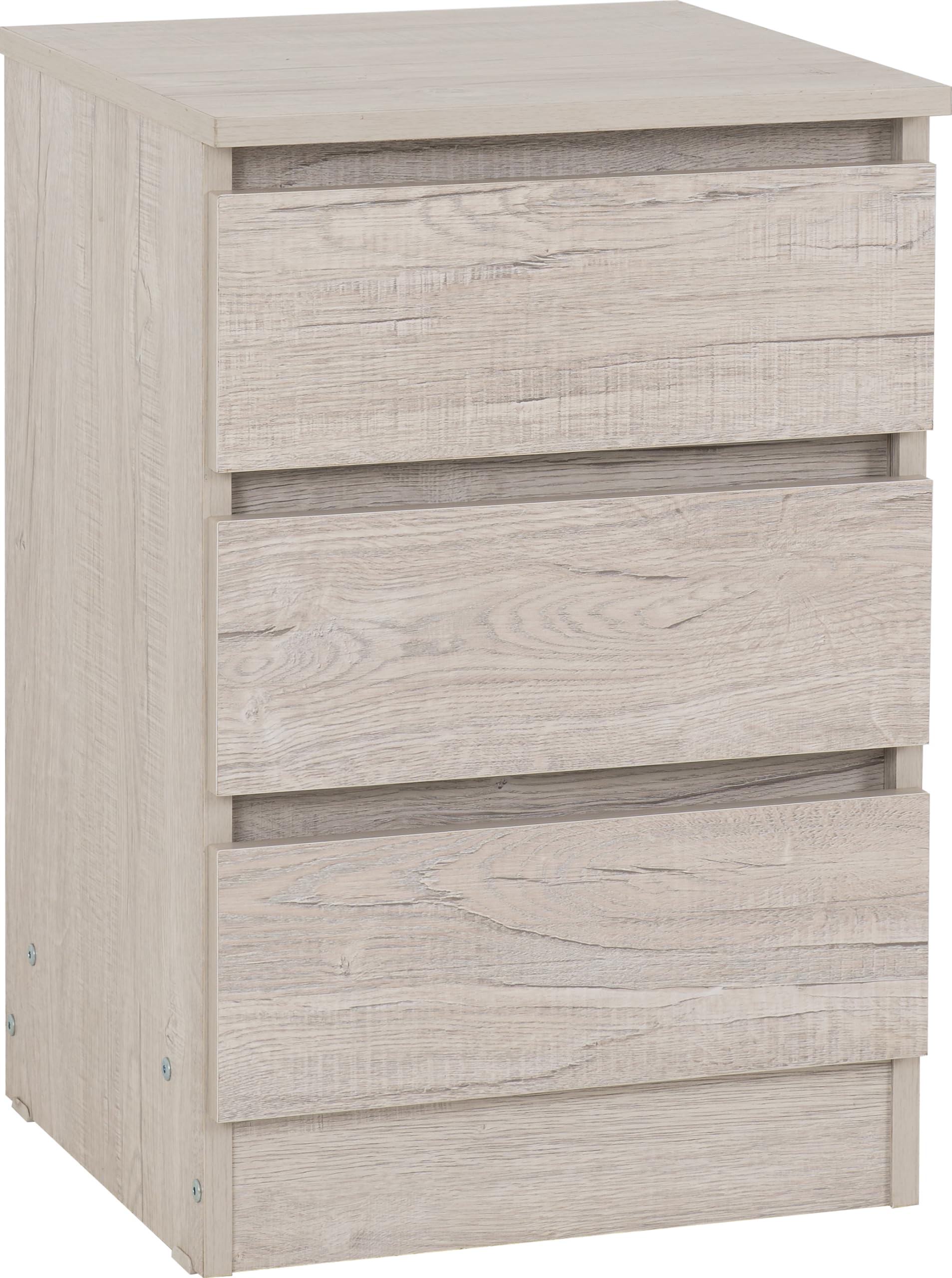 Seconique Bedroom Set, Engineered Wood, Urban Snow, W 1150mm x D 505mm x H 1800mm