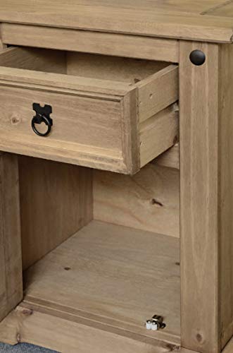 Seconique Corona 1 Drawer 1 Door Bedside Cabinet