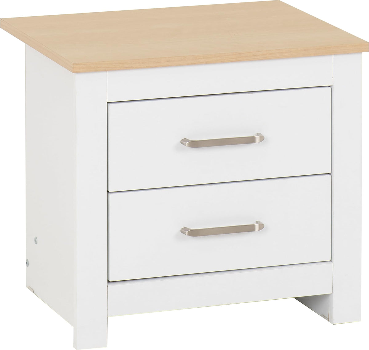 Seconique 2 Drawer Bedside, Engineered Wood