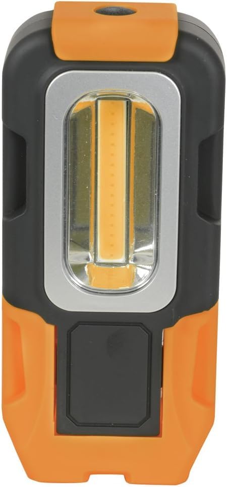 Mini LED Work Lamp - 3W COB Worklamp Batteries Included Magnetic Holder