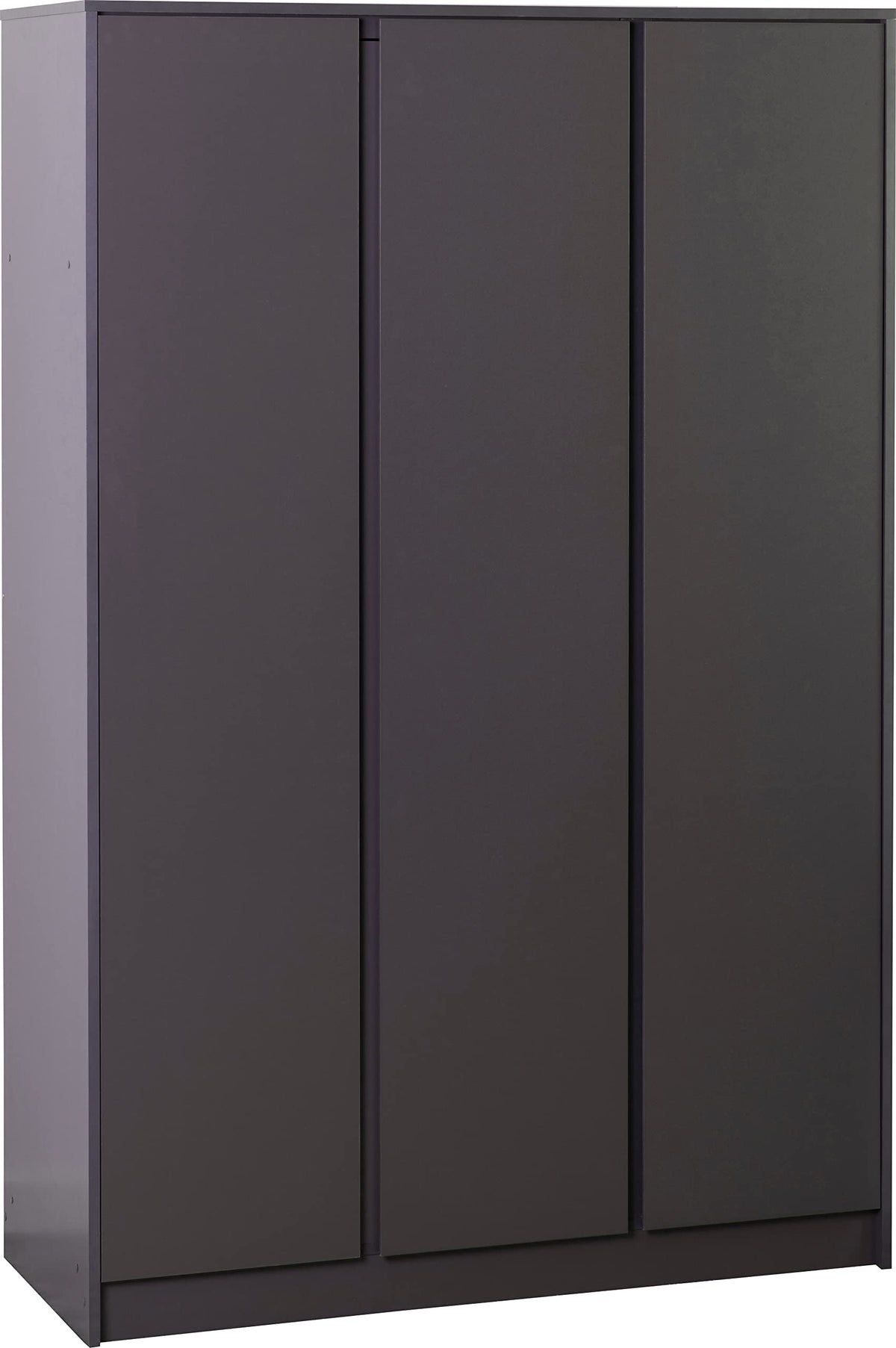 Seconique Malvern 3 Door Wardrobe in Grey