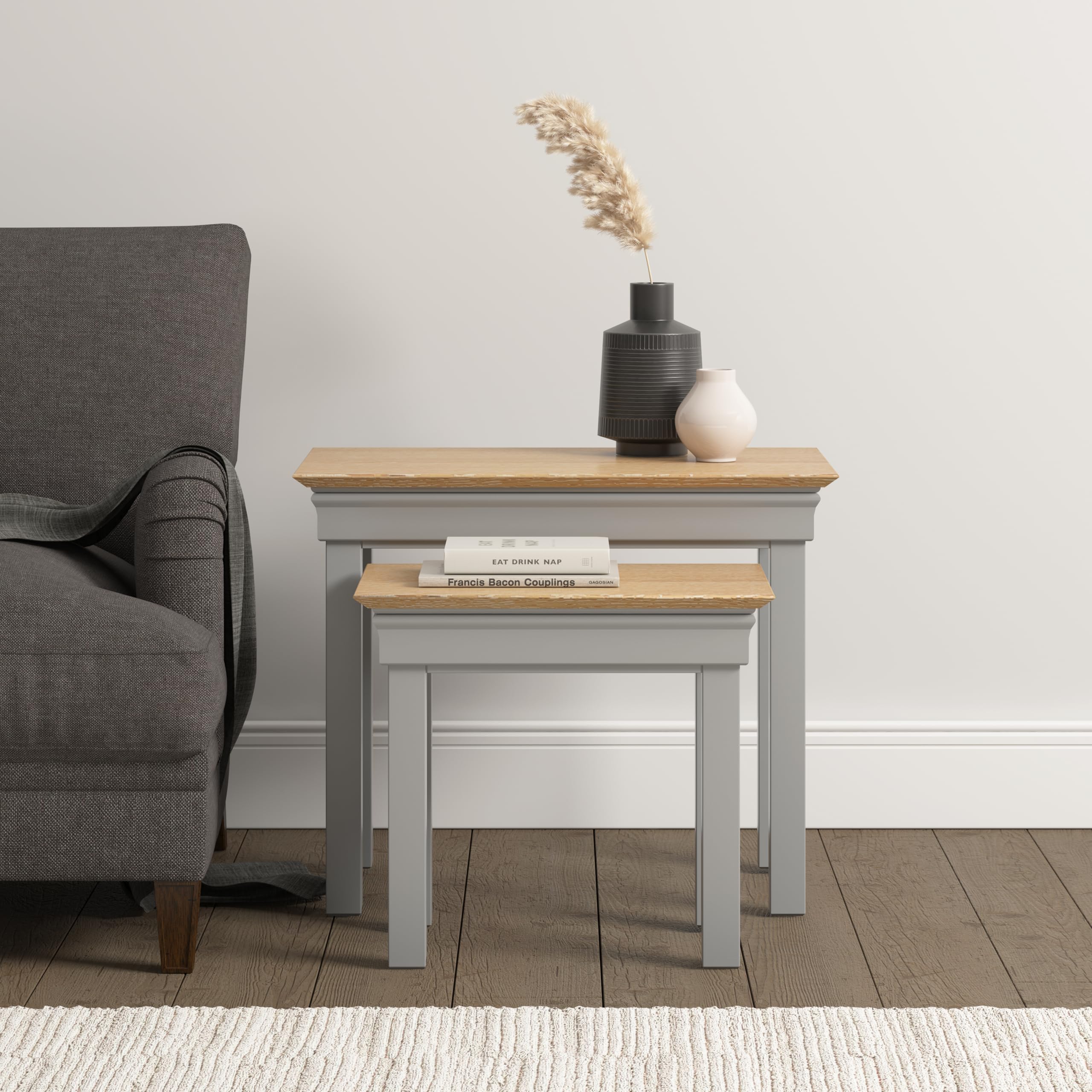 Seconique Bordeaux Nest Of 2 Tables