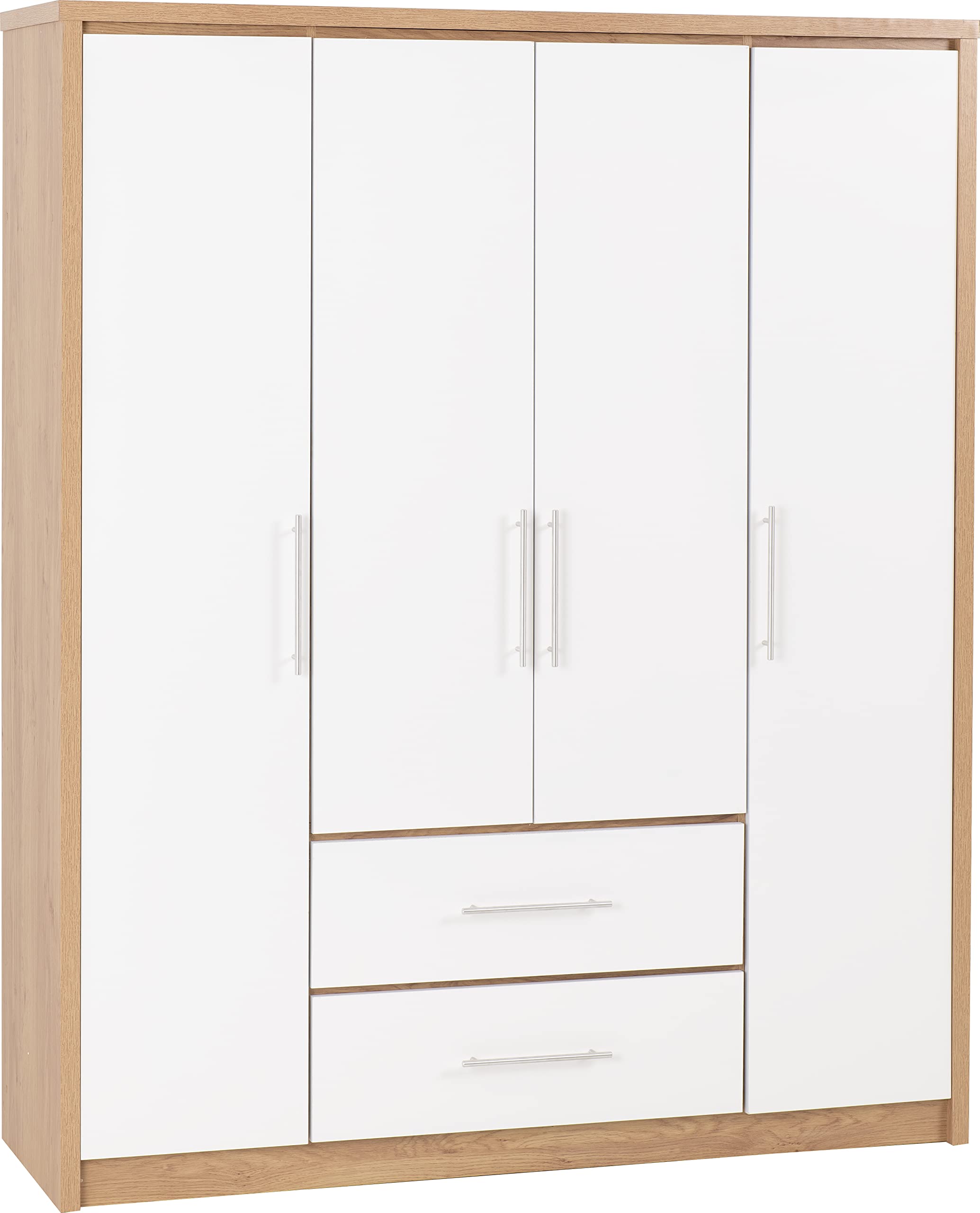 Seconique Seville 2 Door 1 Drawer Wardrobe
