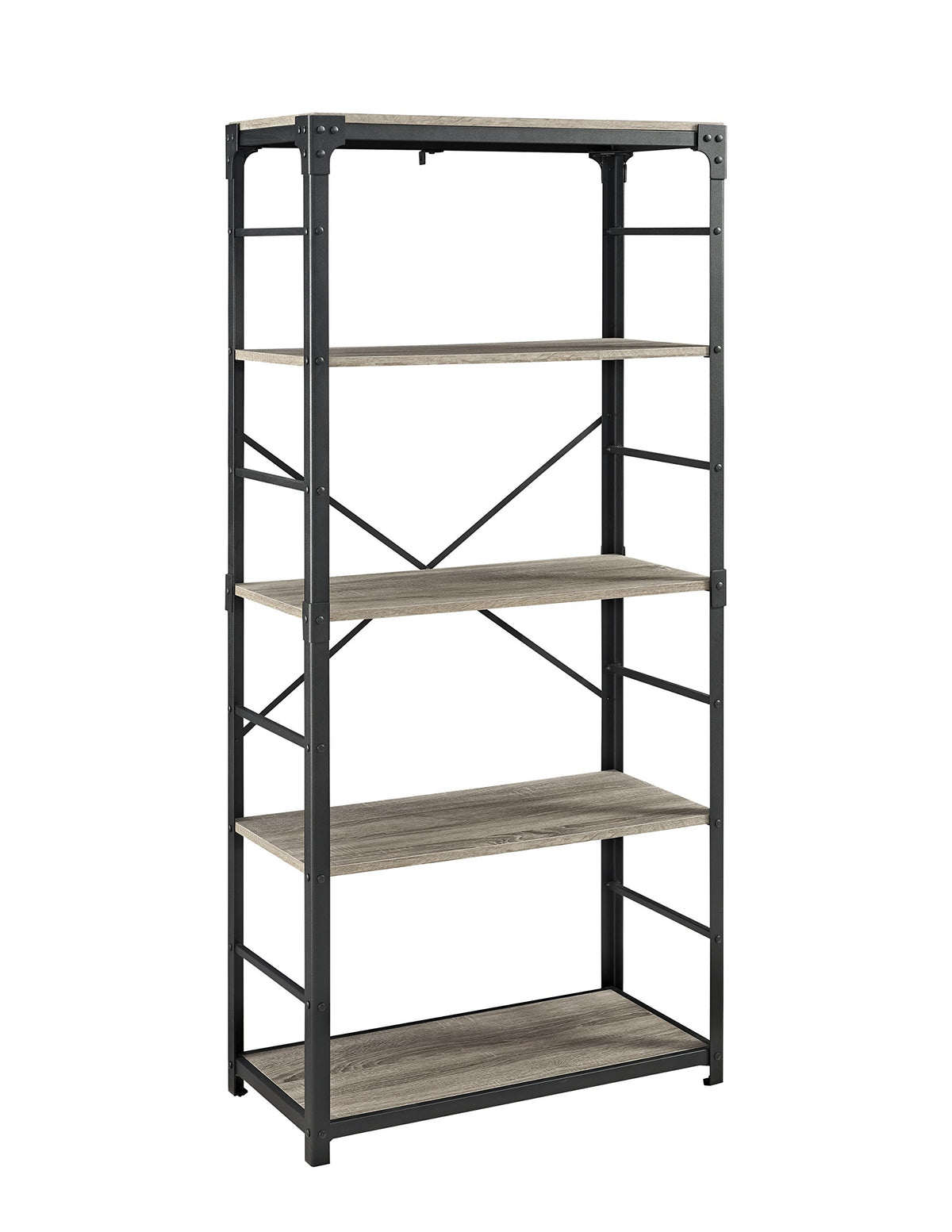 WE Furniture Industrial Bookshelf