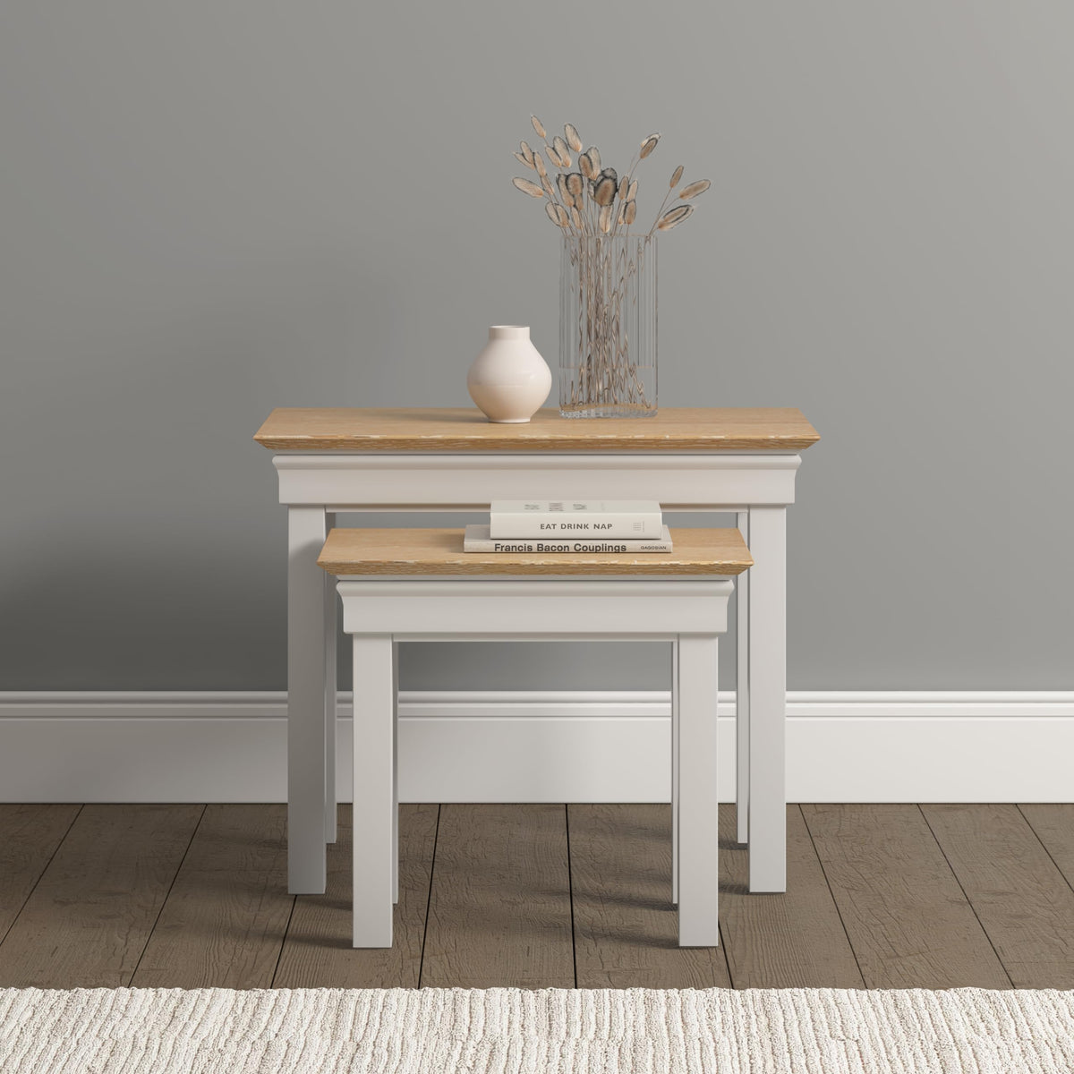Seconique Bordeaux Nest Of 2 Tables