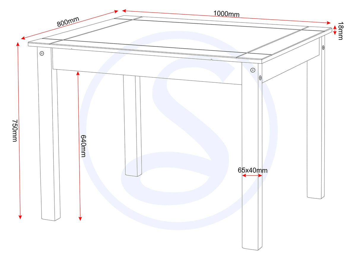 Stanley Mexican 5 Piece Dining Set