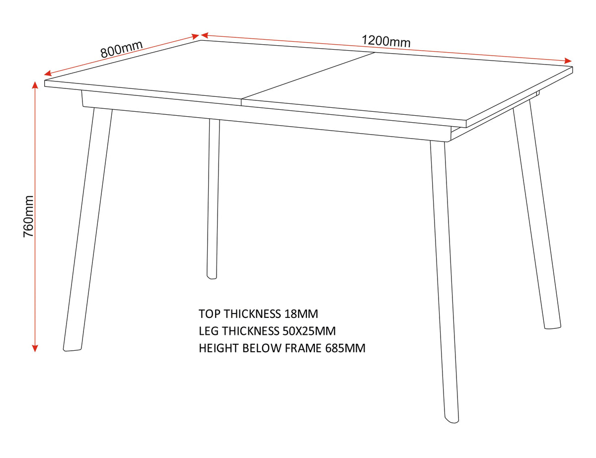 Seconique Avery Extending Dining Table in Concrete/Grey Oak Effect