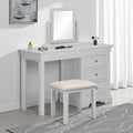 Furniture 321 Bordeaux 3 Drawer Dressing Table, 115x44.5x76cm, French-Inspired Traditional Style, Fully Assembled