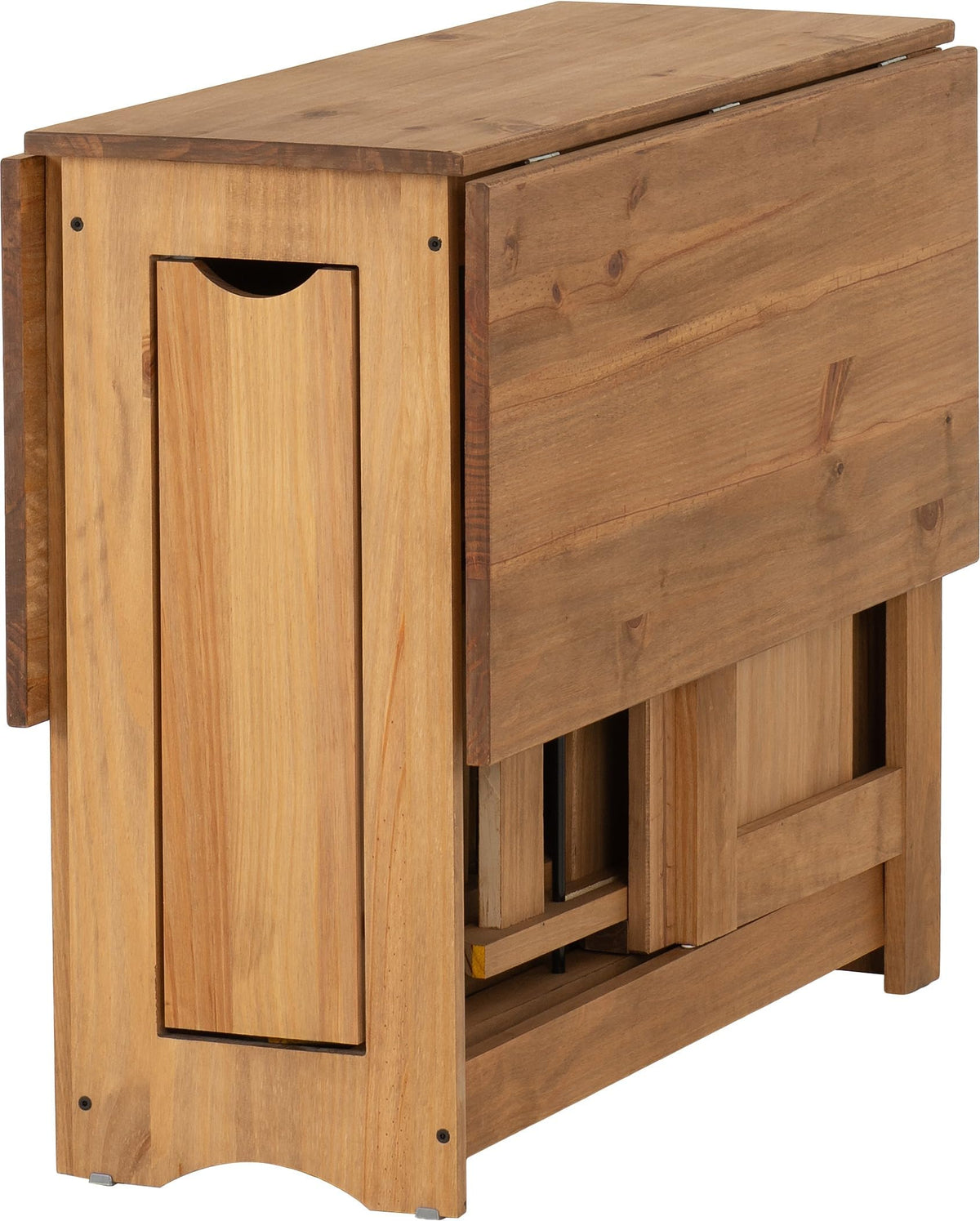 Furniture 321 Santos Butterfly Folding Dining Set Distressed Waxed Pine