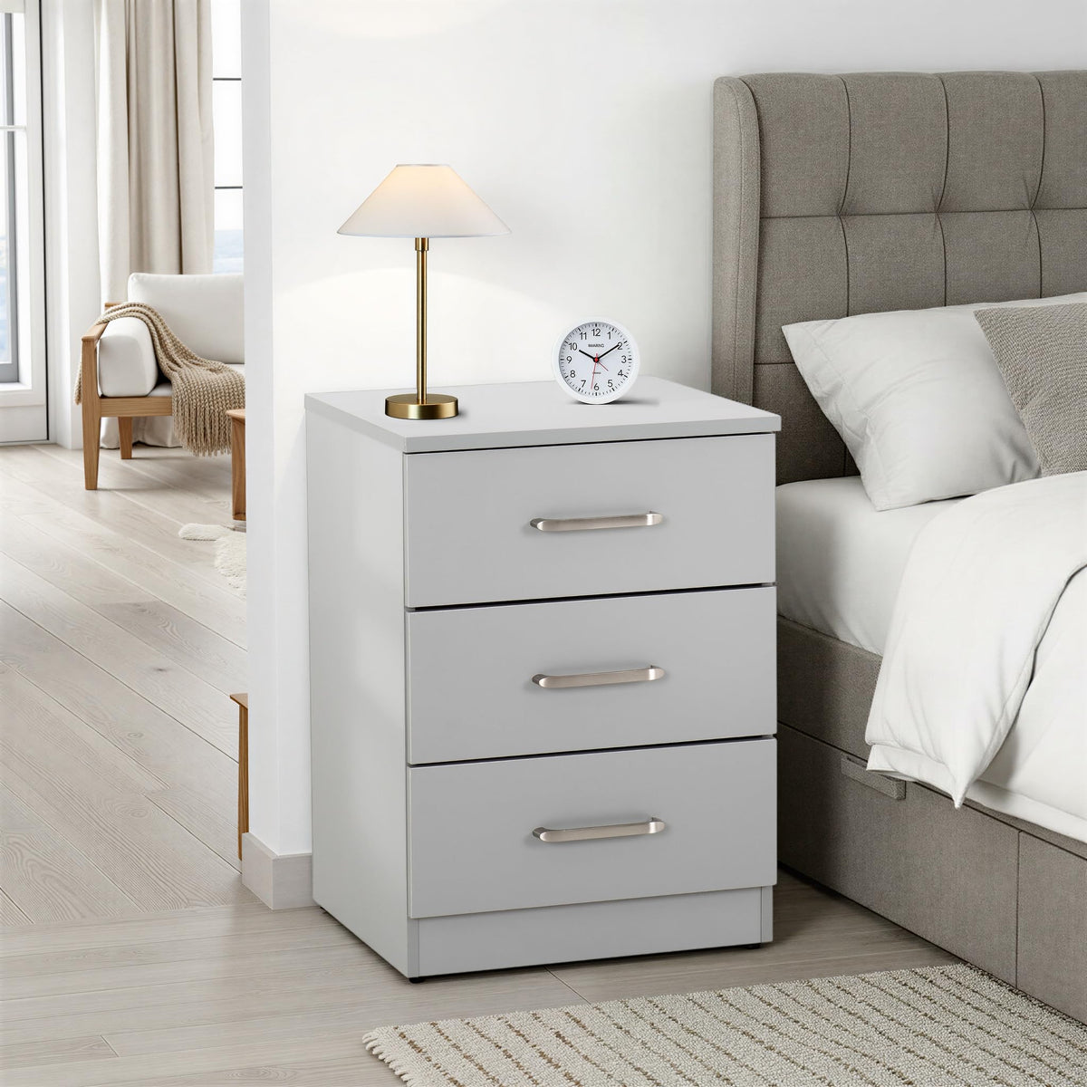 Seconique Dakota 1 Drawer Bedside