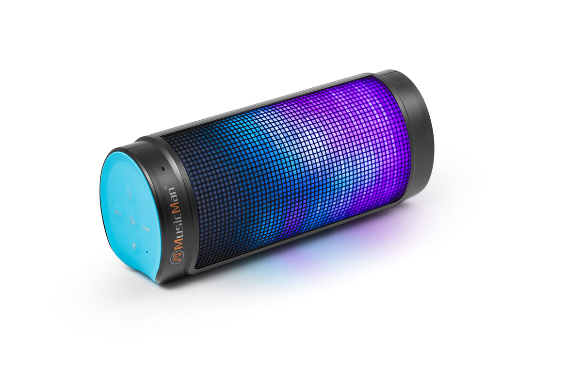 MusicMan Bluetooth LED Light Soundstation BT-X26 Bluetooth Speaker Black