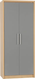 Seconique Seville 2 Door 1 Drawer Wardrobe