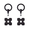 Panana Corona Replacement Furniture Fittings Black Metal Pull Handles/Hinges/Pins Studs for Cabinets Wardrobe Drawer (4PCS)