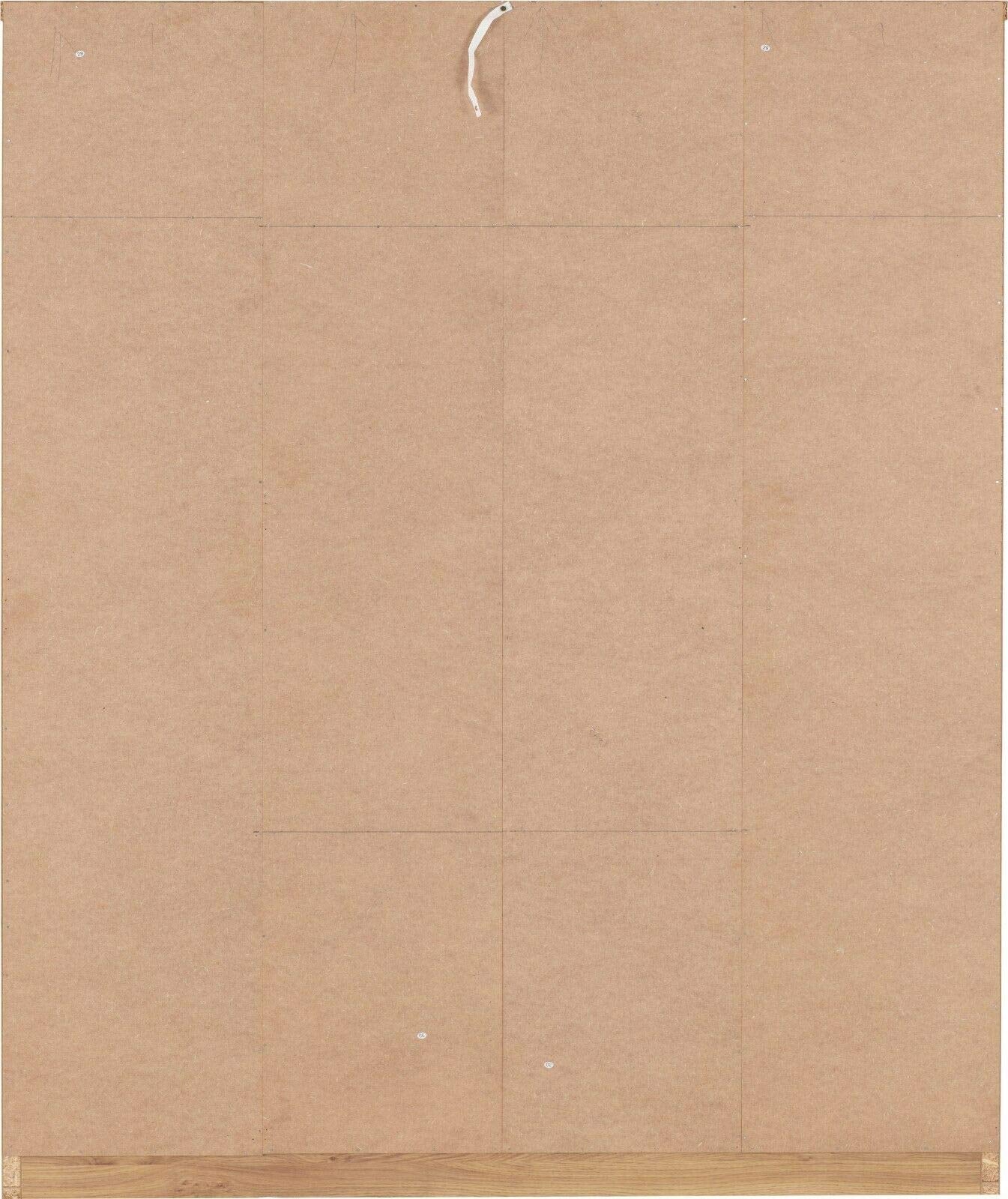 Furniture 321 Seville 4 Door 2 Drawer Wardrobe White High Gloss, Light Oak Effect Veneer (No Delivery To Flats)