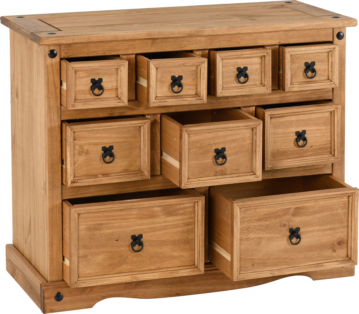 Seconique Corona Merchant Chest in Distressed Waxed Pine