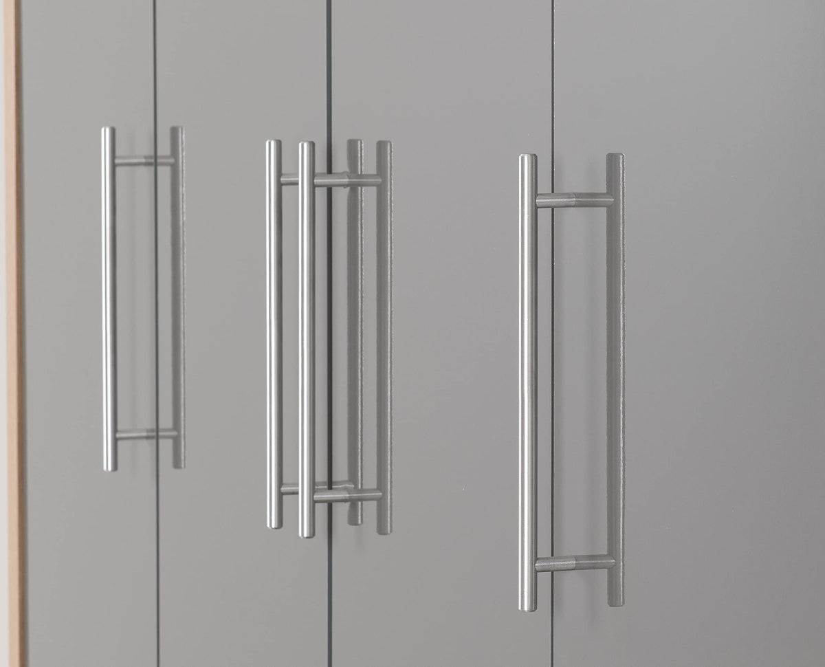 Seconique Seville 2 Door 1 Drawer Wardrobe
